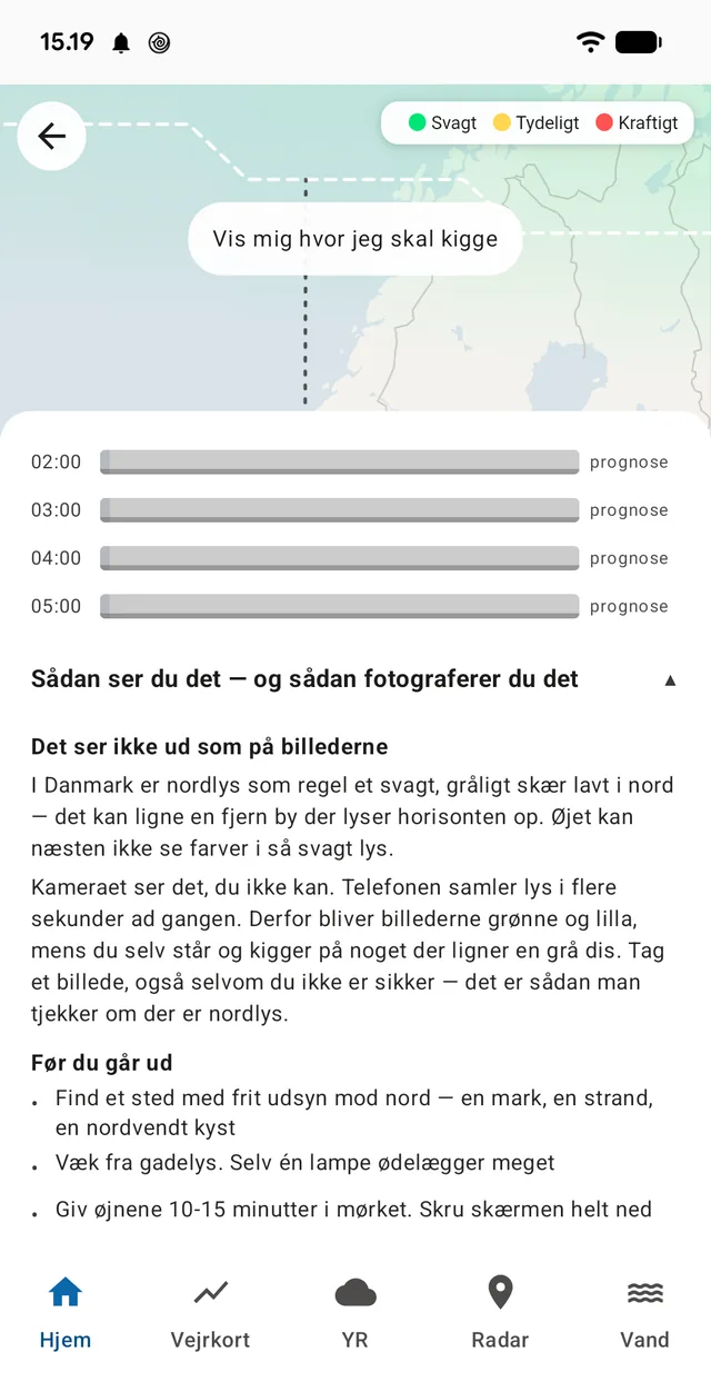 Vejledningen siger det ligeud: det ser ikke ud som på billederne.