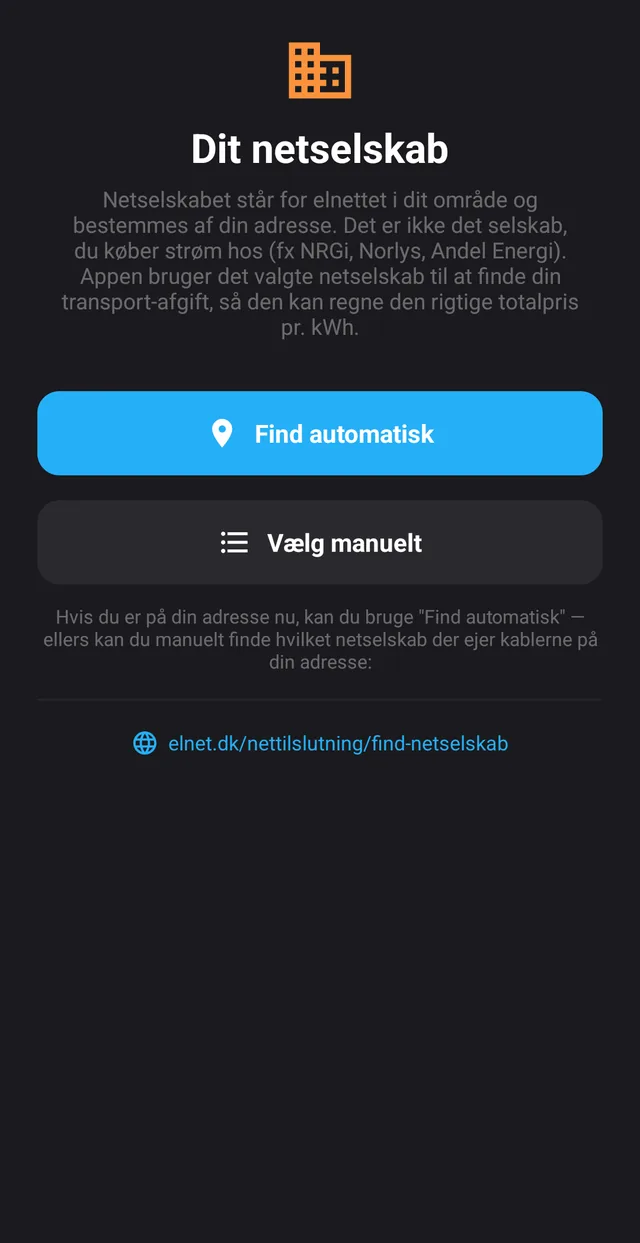 Netselskabet ejer kablerne ved din adresse — appen forklarer forskellen og finder det for dig.